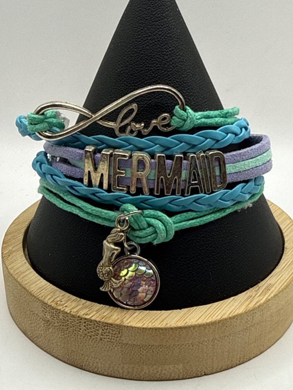Mermaid Infinity Love Stack Bracelet Ocean Y2K VSCO Pastel Fairycore Festival